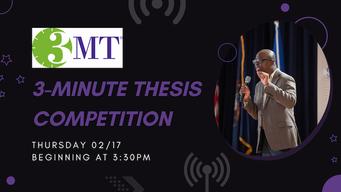GVSU 3MT Application Deadline Extended!